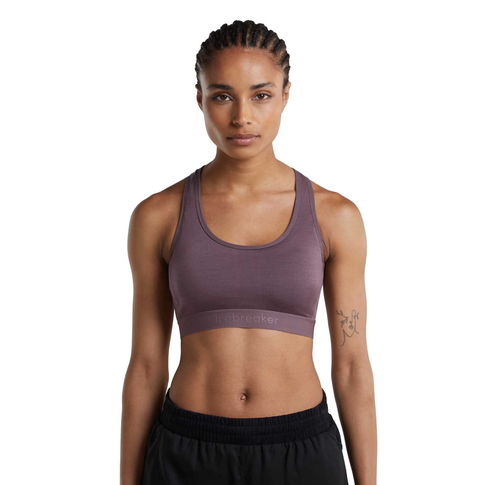 Icebreaker W Merino Blend 125 ZoneKnit Racerback Bra